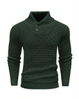 Mirko - Elegant herresweater med struktur og høj krave