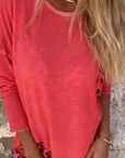 Jantje - Top til kvinder med fint print
