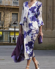 Ariadne - Elegant lilla maxikjole