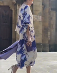 Ariadne - Elegant lilla maxikjole