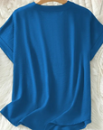 Sylmira - Elegant løs bluse med V-hals