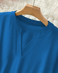 Sylmira - Elegant løs bluse med V-hals