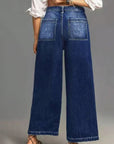 Rexelle - Jeans til kvinder med høj talje og vid pasform, denimkomfort & moderne stil