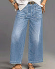 Rexelle - Jeans til kvinder med høj talje og vid pasform, denimkomfort & moderne stil