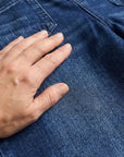 Rexelle - Jeans til kvinder med høj talje og vid pasform, denimkomfort & moderne stil