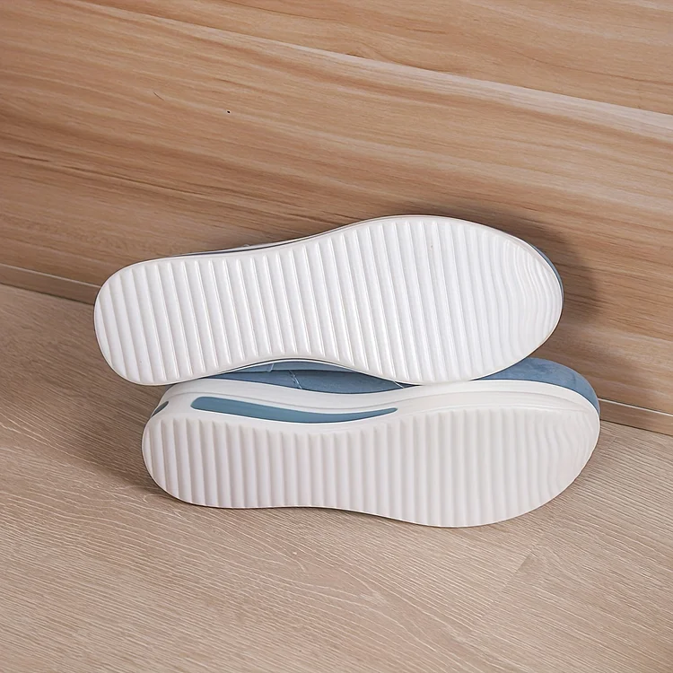 Nella - Komfortable ortopædiske sko med casual slip-on-plateau til kvinder