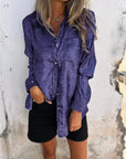 Linda - Bluse i ruskindslook