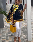 Rheala - Casual bluse med print