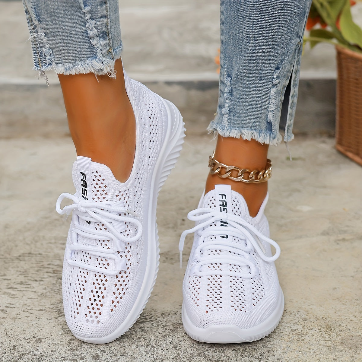Fiorennae - Åndbare ortopædiske sneakers til kvinder med stødabsorberende sål