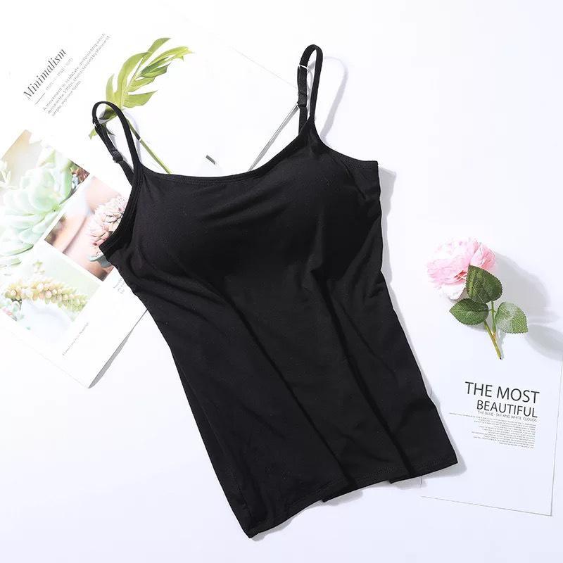 Monica - Tanktop med indbygget bh