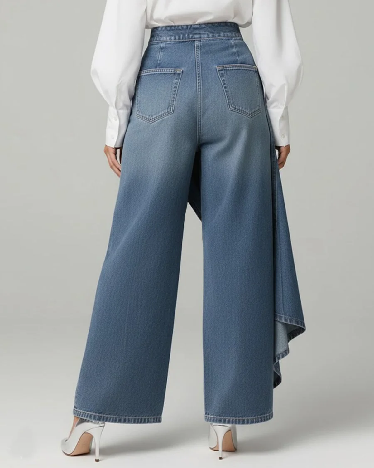 Pavellea - Jeans med nederdelseffekt