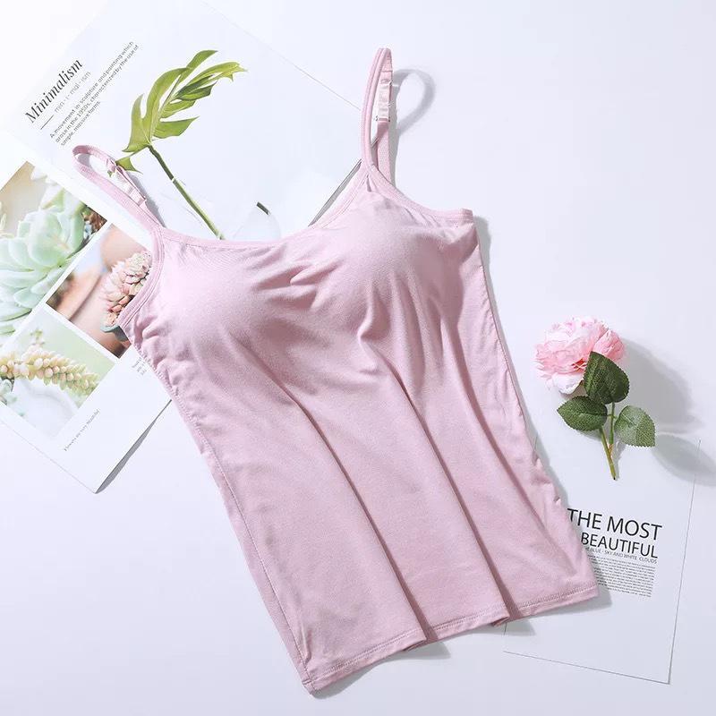 Monica - Tanktop med indbygget bh