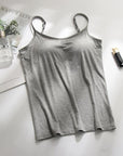 Monica - Tanktop med indbygget bh