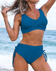Laluna® elegant ensfarvet bikinisæt – Stilfuldt strandlook