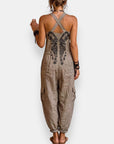 Delvessa - Boheme-jumpsuit til kvinder med justerbare stropper