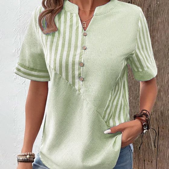 Liva - Stribet bluse