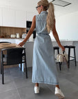Diane - Maxikjole i denim