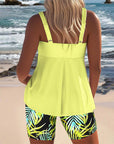 Laluna® farverigt tankinisæt – farverigt strandoutfit til sommeren