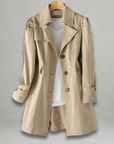 Rhea - Elegant trenchcoat til foråret