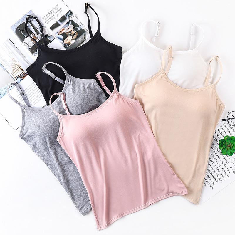 Monica - Tanktop med indbygget bh