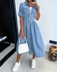 Alicia - Trendy denimkjole
