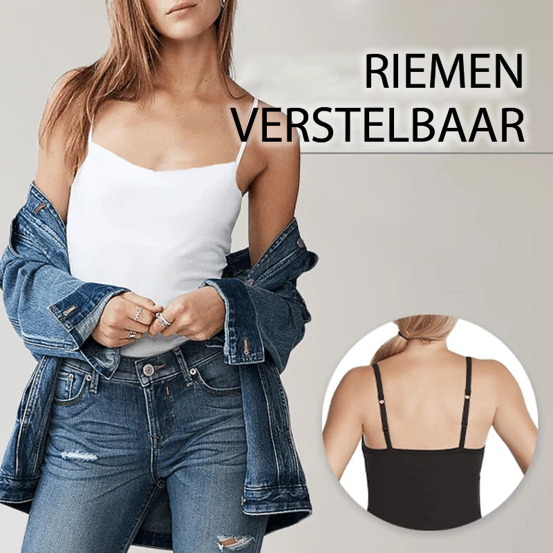 Monica - Tanktop med indbygget bh