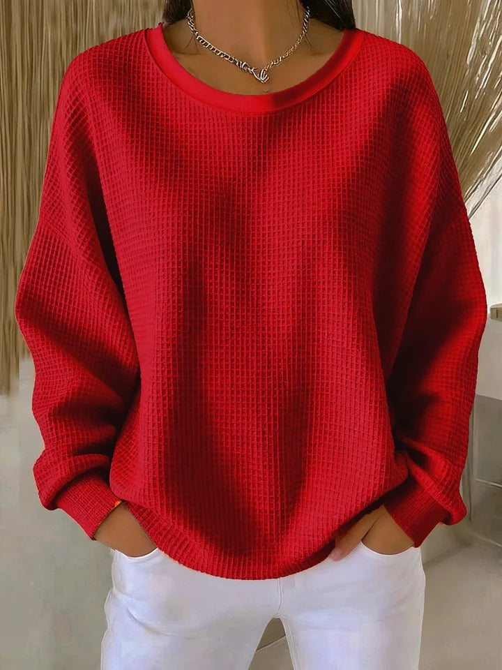 Rhosavienne – Struktureret sweater med blød komfort