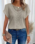 Aina - Elegant bluse i Ibiza-stil