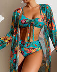 Glenda – Bikini med smuk blomstret nederdel