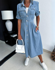Alicia - Trendy denimkjole