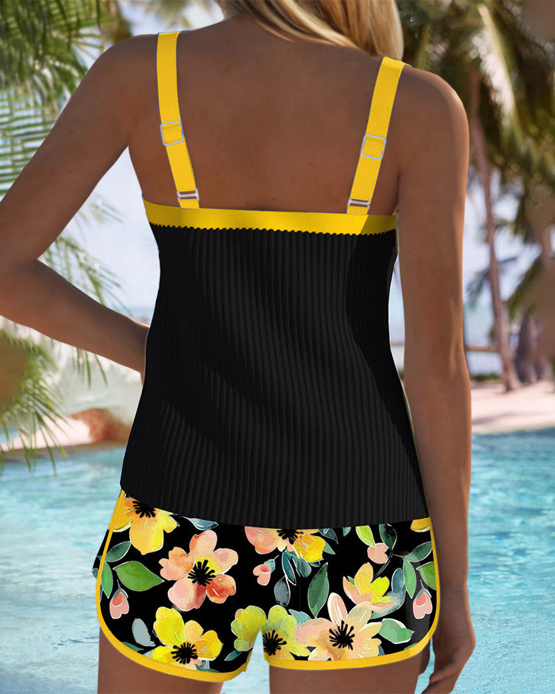 Laluna® | Stilfuldt todelt tankinisæt – Elegant badelook
