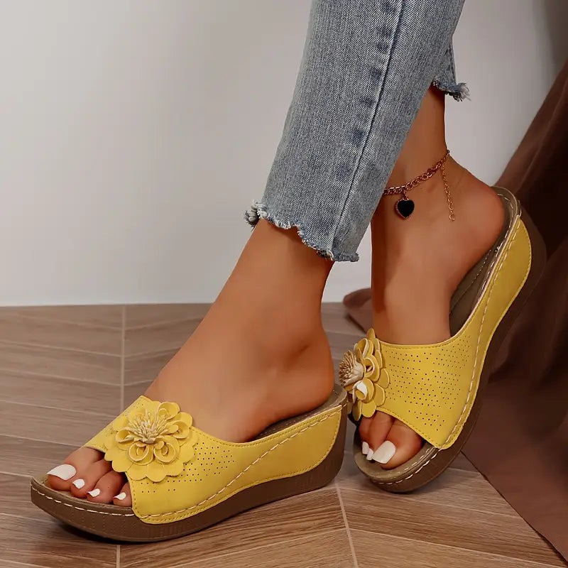 Nirelle - Sandaler med blomster til damer