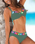 Split-bikini med farveforløb – forførende ombré-look