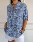 Gavira - Elegant bluse med dekorativ lomme