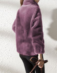 Lune - Fluffy teddyjakke til damer