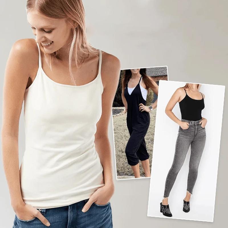 Monica - Tanktop med indbygget bh