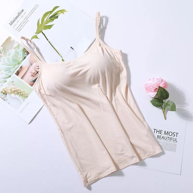 Monica - Tanktop med indbygget bh