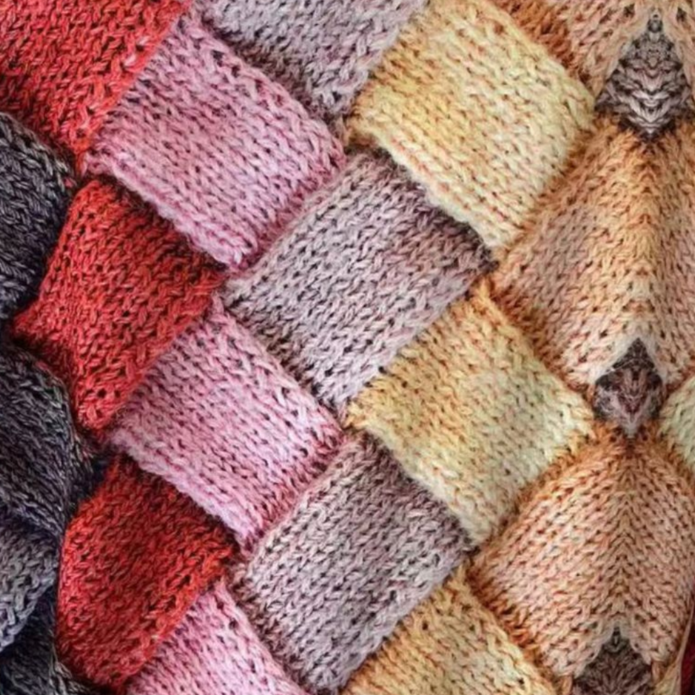 Salomé - Farverig sweater med mønster
