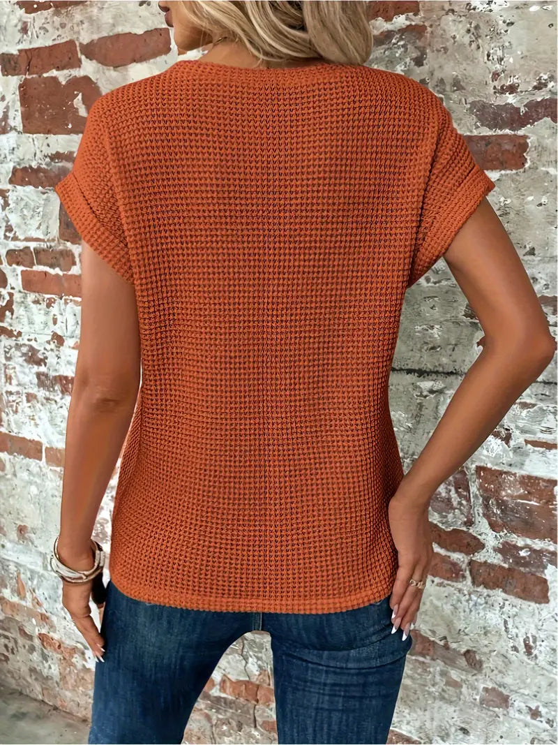 Anneloes - Casual T-shirt med korte ærmer