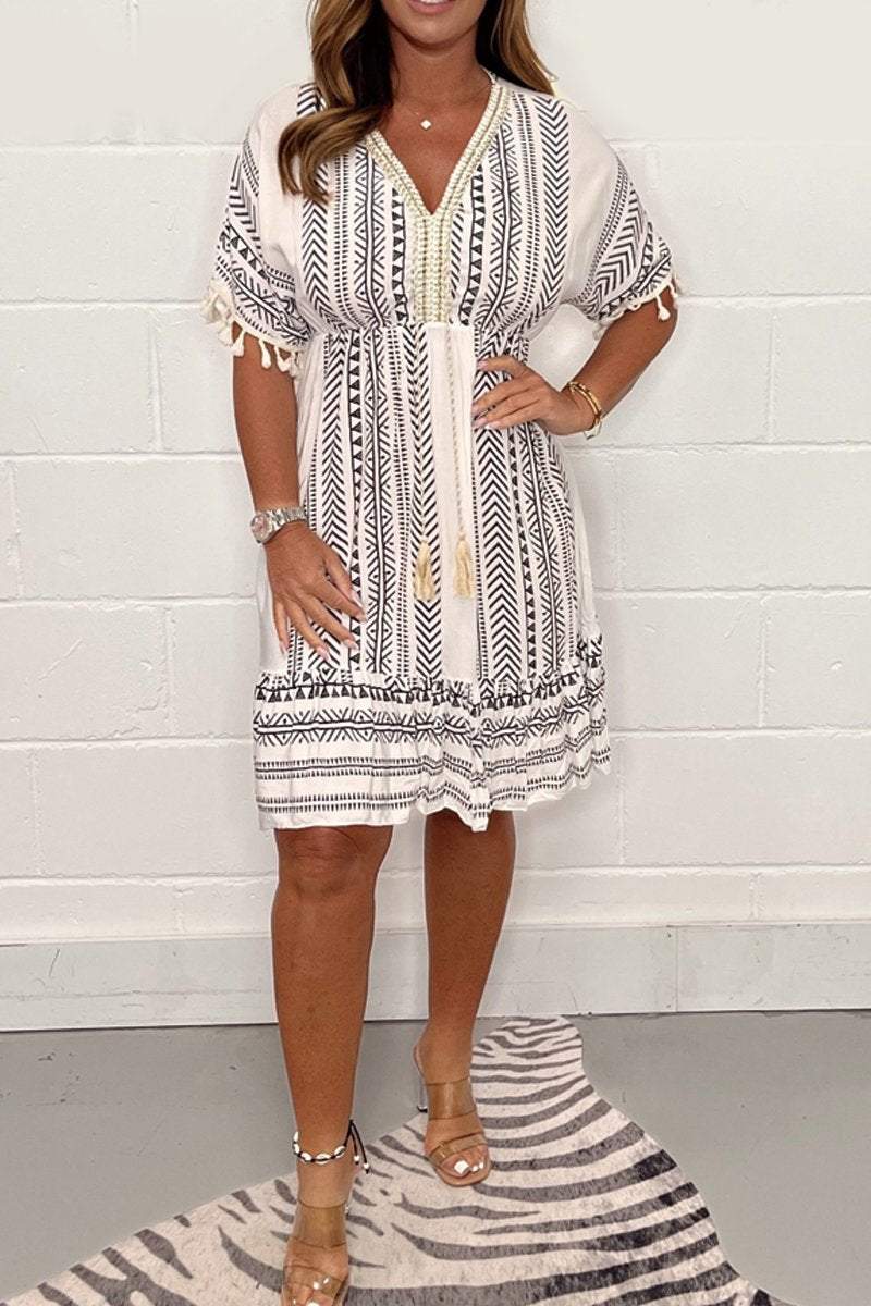 Gail - Smuk boho-sommerkjole til kvinder