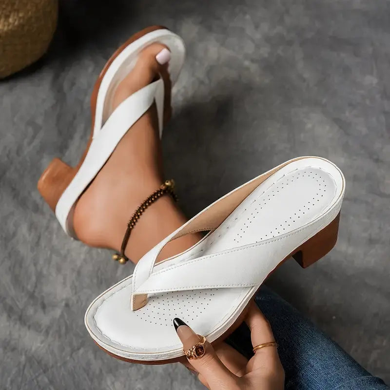 Fynavelle - Sandaler til kvinder med komfortabel hæl og elegant ergonomisk sål
