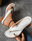 Fynavelle - Sandaler til kvinder med komfortabel hæl og elegant ergonomisk sål