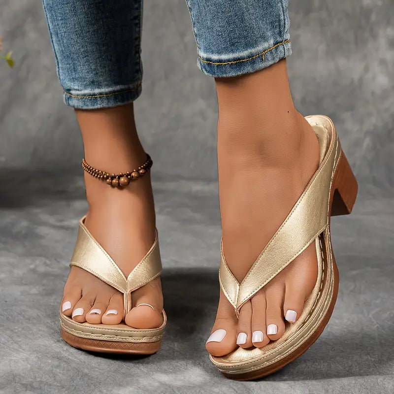 Fynavelle - Sandaler til kvinder med komfortabel hæl og elegant ergonomisk sål