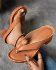 Fynavelle - Sandaler til kvinder med komfortabel hæl og elegant ergonomisk sål