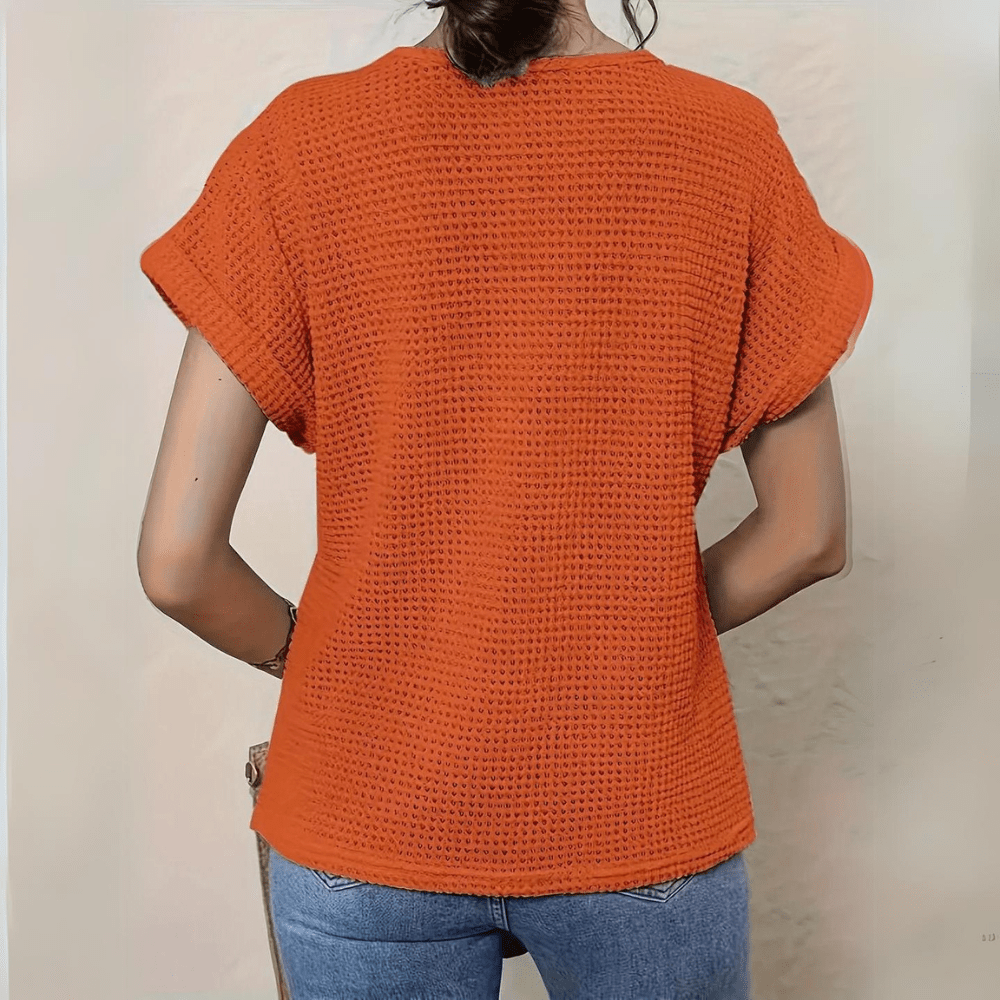 Aina - Elegant bluse i Ibiza-stil
