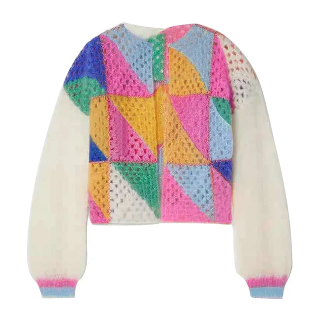 Claudia- Stribet sweater i smukke farver