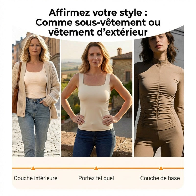 Primrose - Termo-tanktop til damer med indbygget støtte