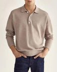 Luca - Poloshirt med lange ærmer