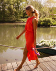 Anavella - Elegant sommerlig midikjole | Perfekt til bryllupper og sommerfester