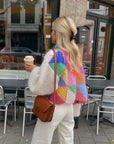 Claudia- Stribet sweater i smukke farver